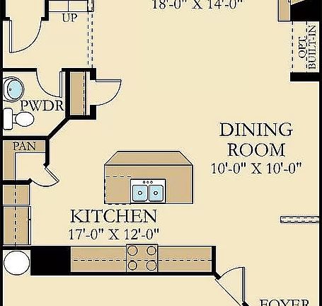 First Floor Plan -Flip view