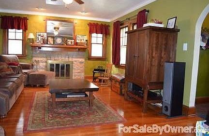 Living Room with Fireplace