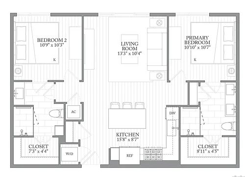 Floor plan 2S