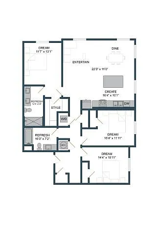 Floor plan C1
