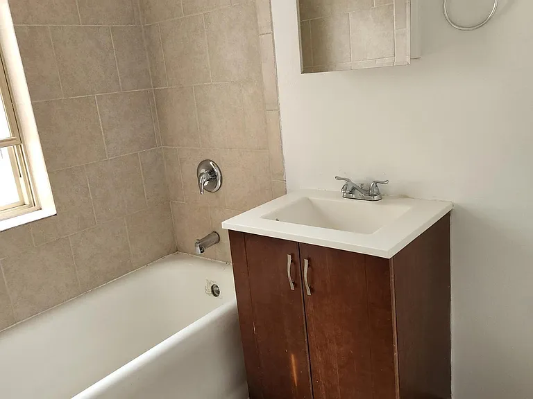 updated one bedroom bathroom