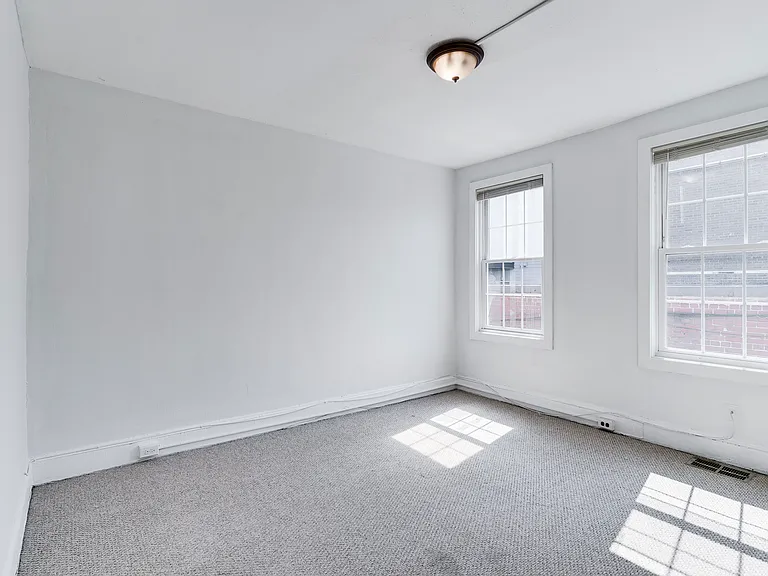 The flooring has been upgraded to luxury vinyl, and all carpet has been removed from the second floor.