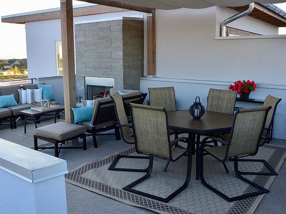 Enjoy your own personal outdoor space with valley views.