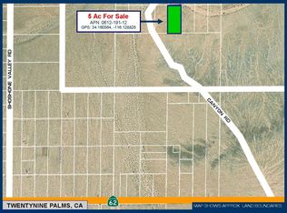Canyon Rd, Twentynine palms, CA 92277