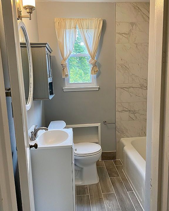 Recently remodeled bathroom