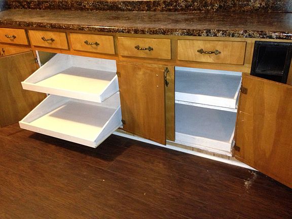 Built in pull outs