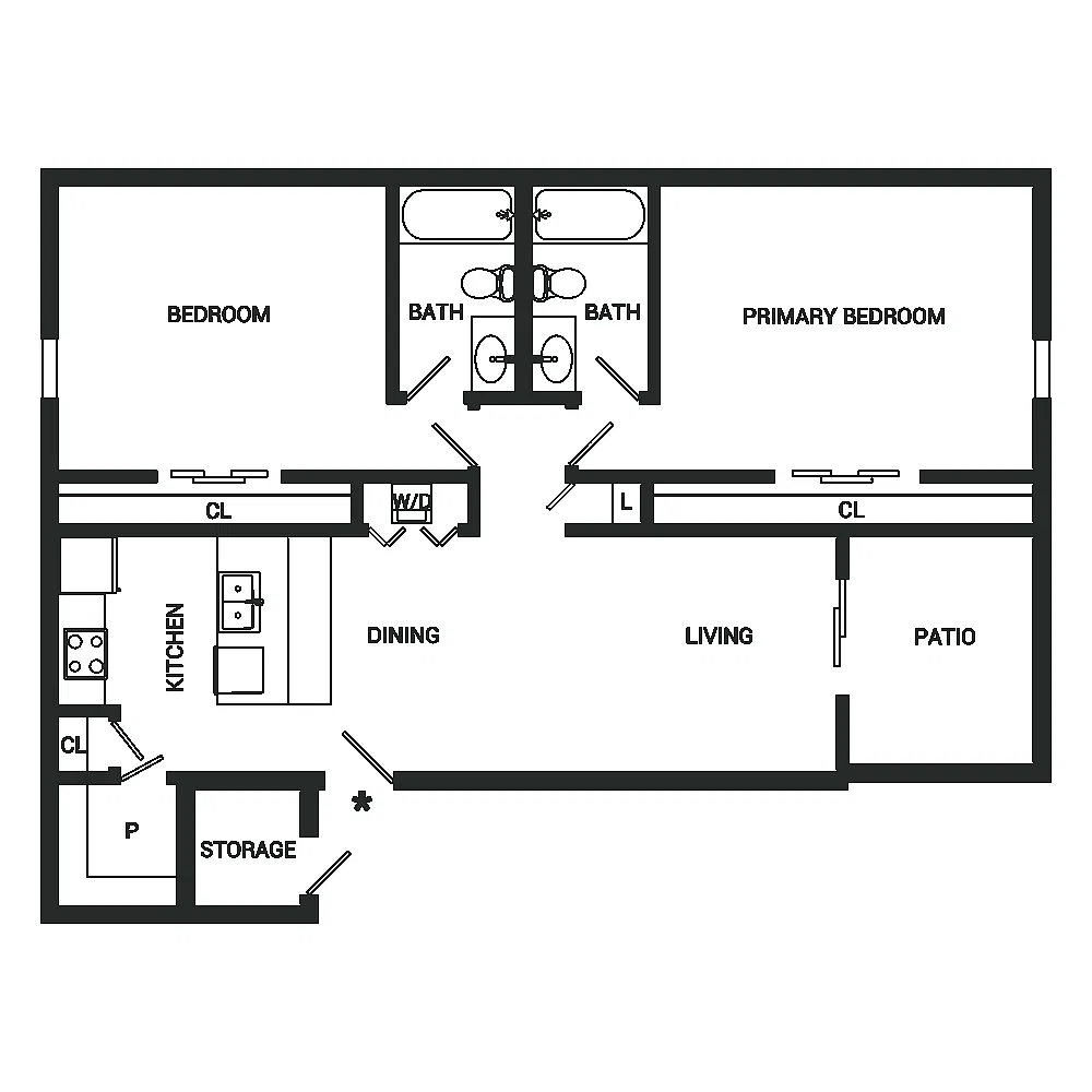 Floor plan B2