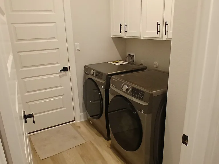 Washer and dryer included in the rental