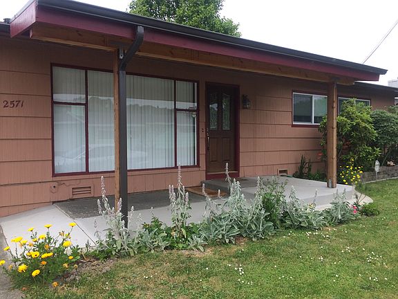 Front entrance. New overhang