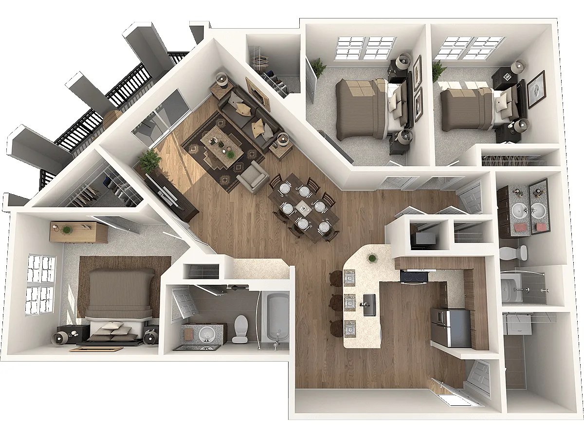 Floor plan The Beaufort