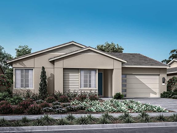Transitional Ranch Exterior Style Rendering