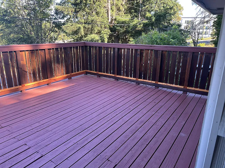 deck above carport