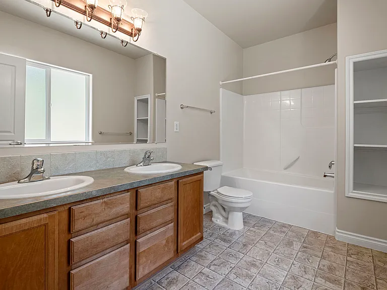 Good Sized Primary Bathroom.