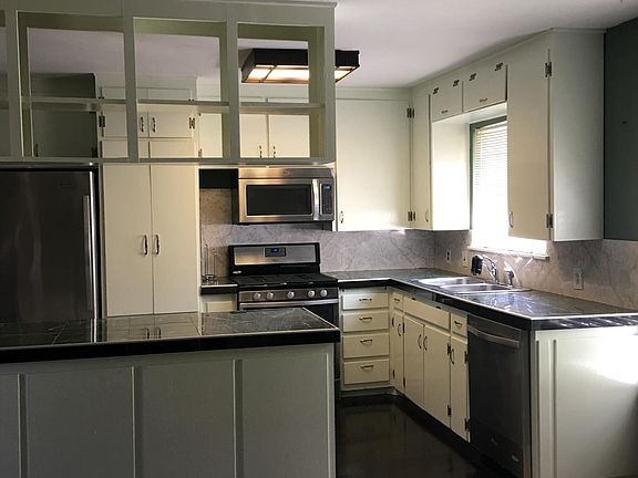 Kitchen as seen from den