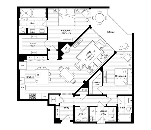 Floor plan B7