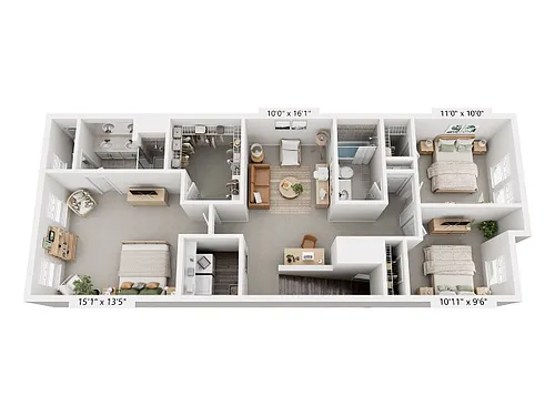 Floor plan Sawyer