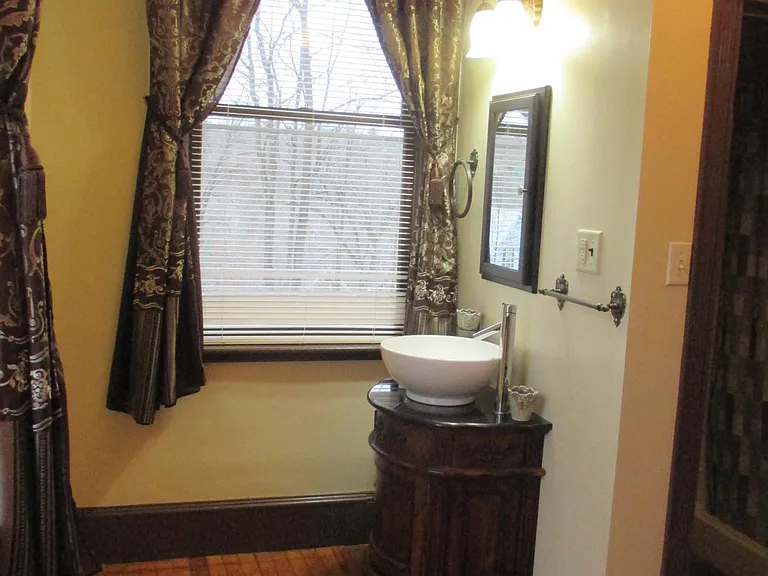 Vanity in bedroom