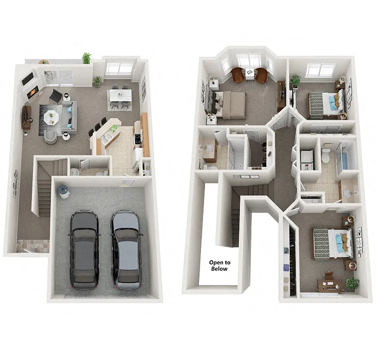 Floor plan Manchester Townhome