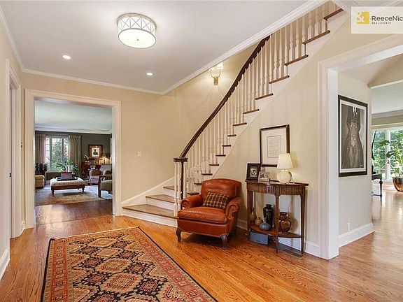 Entryway welcomes you in to this 5 bedroom spacious retreat in the heart of the city.