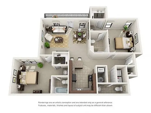 Floor plan B1