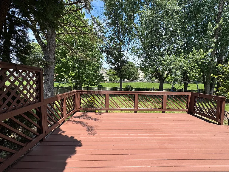 Newly Painted Deck