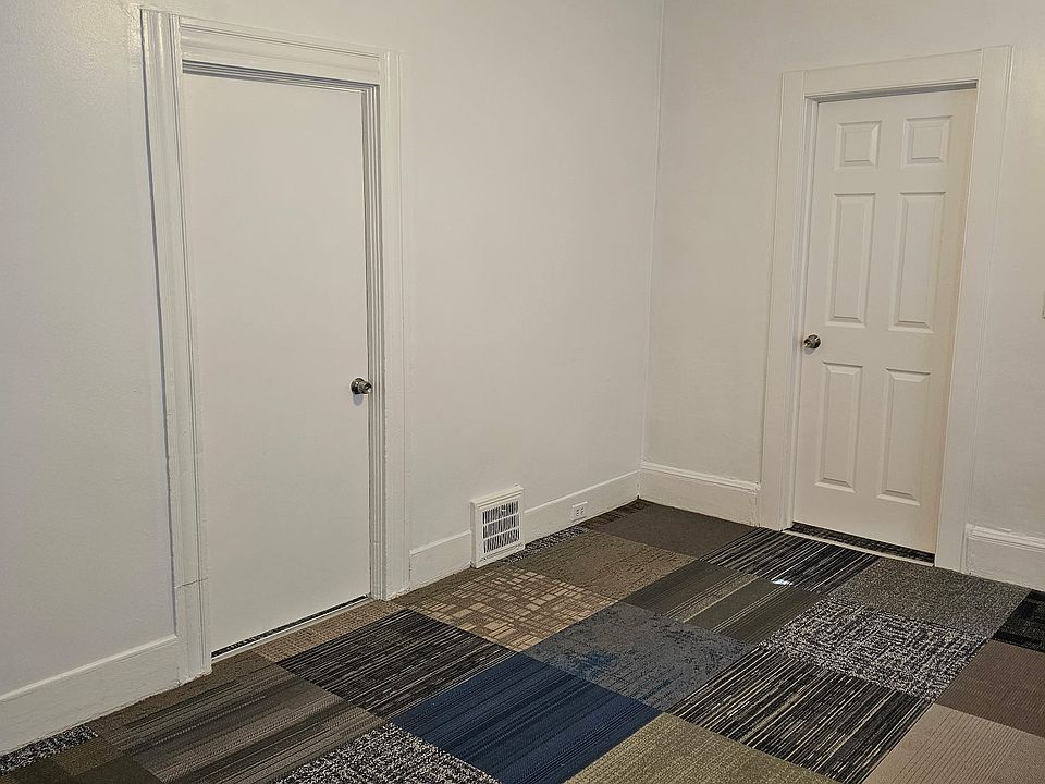 Bedroom door view from living space.