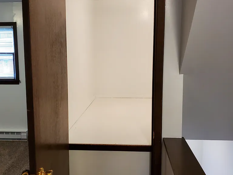 Storage above stair case