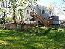 Back view of house and yard