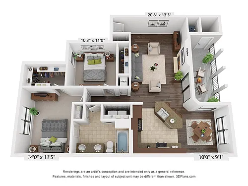 Floor plan B2a