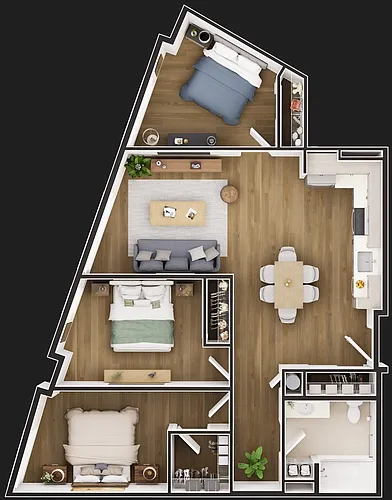 Floor plan 3X1