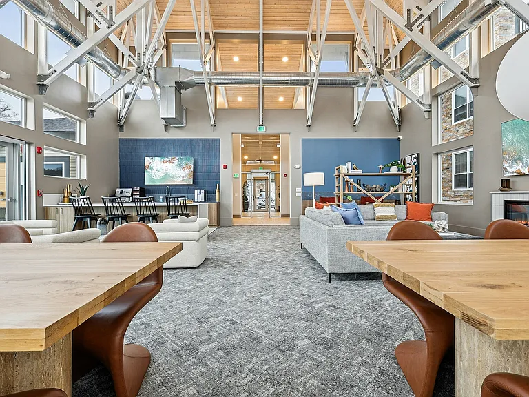 Experience luxury in this modern lounge, perfectly suited for relaxation and social gatherings.