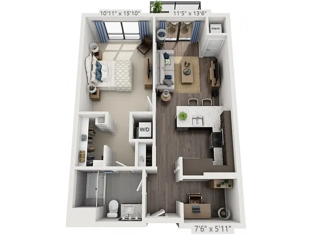 Floor plan B1