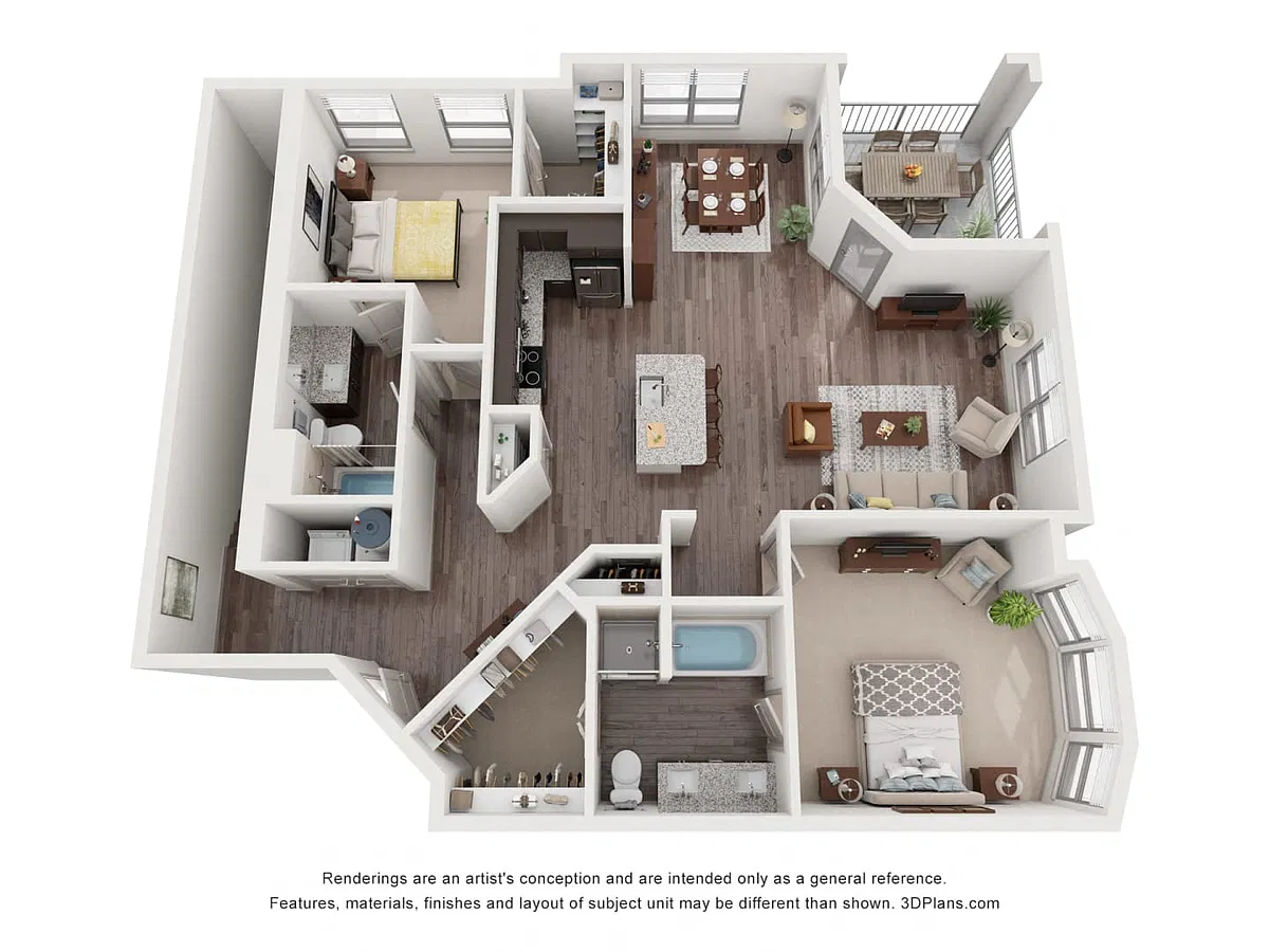 Floor plan B3b