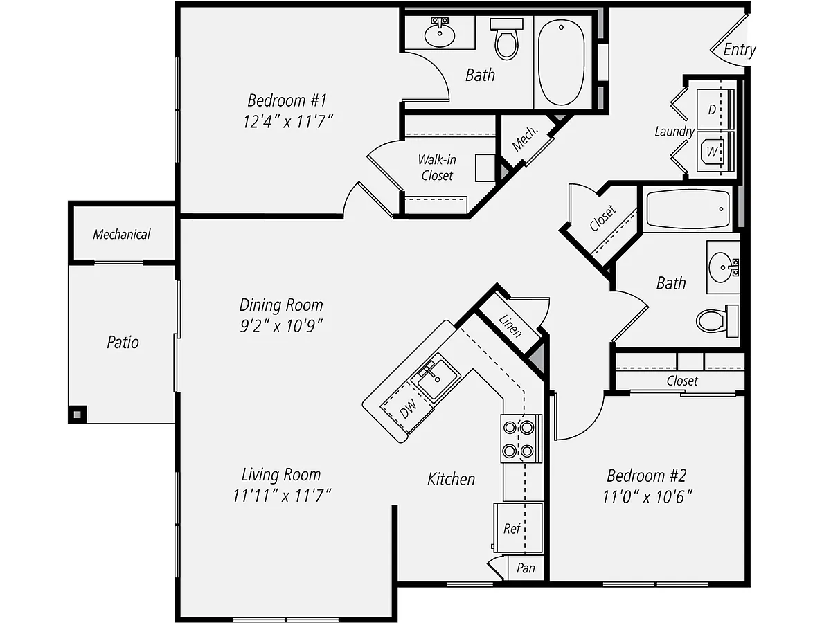 Floor plan B3