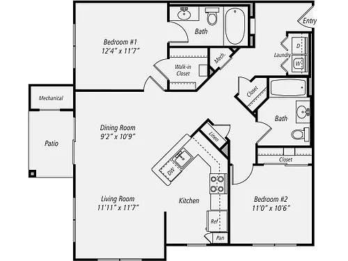 Floor plan B3