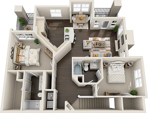 Floor plan B2 BH-U