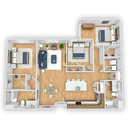 Floor plan Townsend Affordable