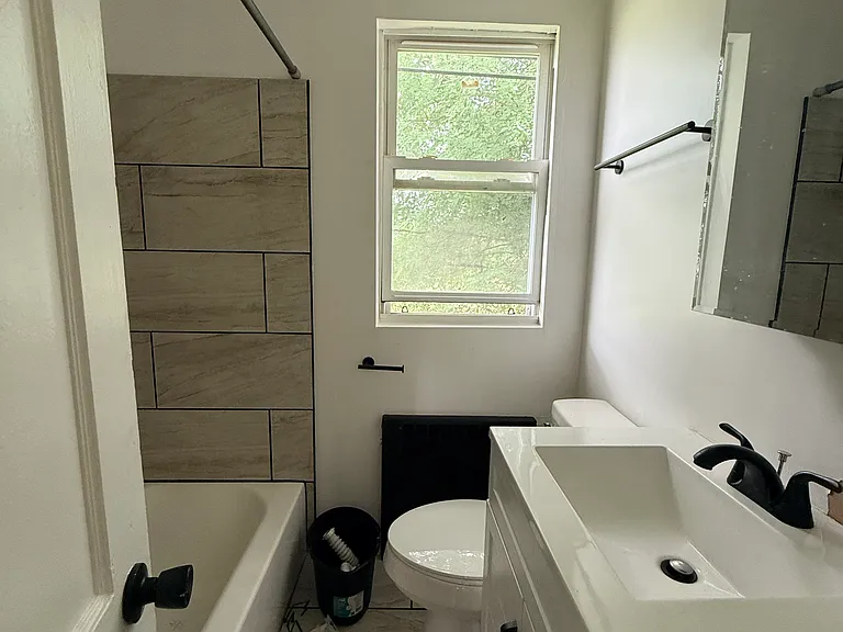 Upgraded bathroom