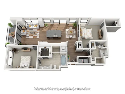 Floor plan C1B