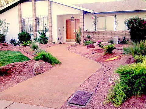 New landscaping