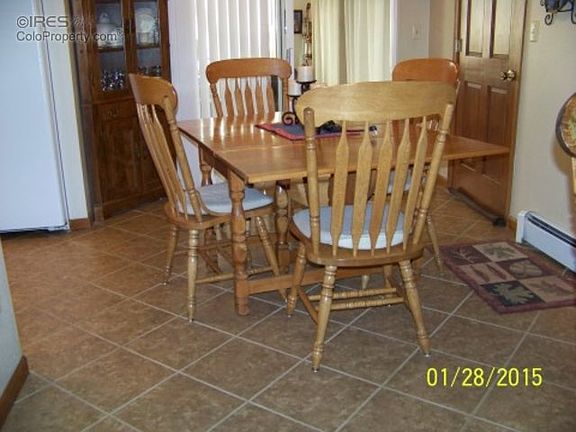 Dining has Tile Floor