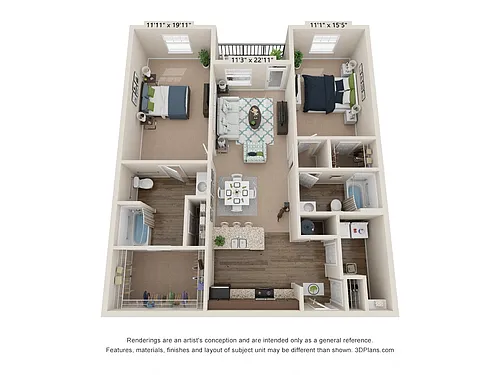 Floor plan The Baxter