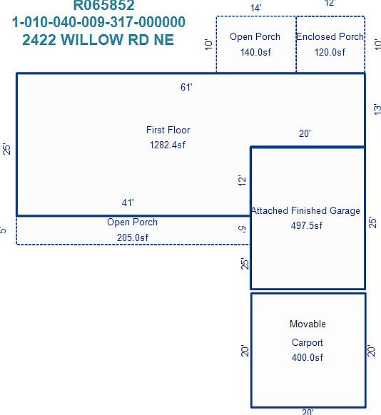 2nd image of 2422 Willow Rd NE