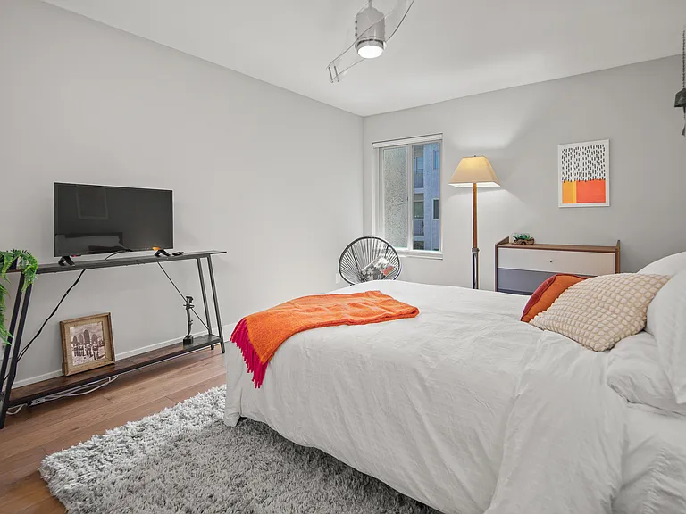 Primary bedroom with private bath (shower) and walk-in closet