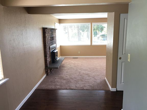 Fireplace in living room