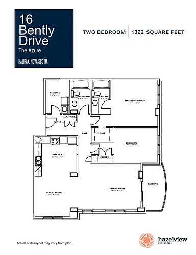 Floor plan 2 Bedroom, 2 Bathroom, Den 2 Bed 2 Bath