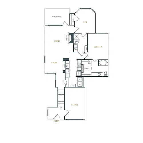 Floor plan B2THR