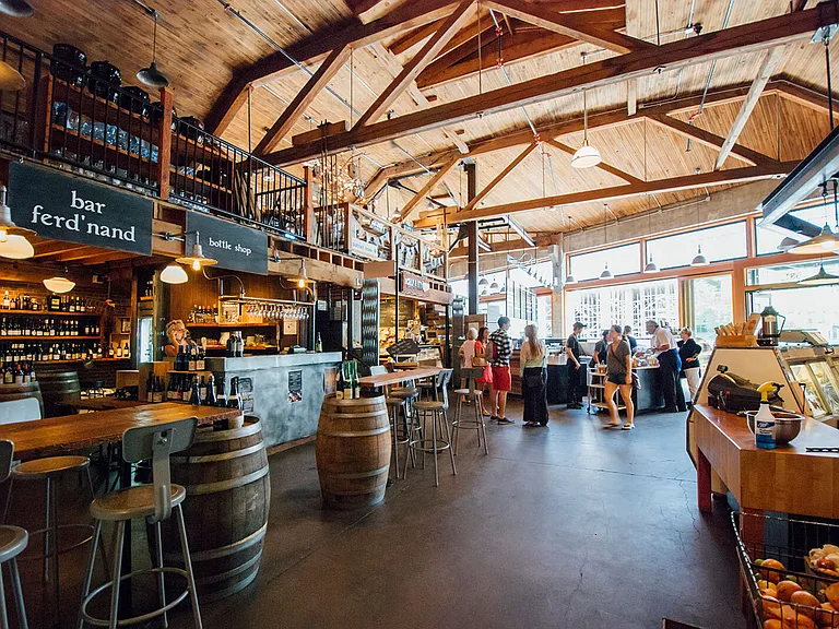 Enjoy the many artisan food shops nearby