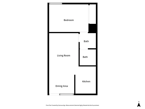 Floor plan One Bedroom One Bathroom
