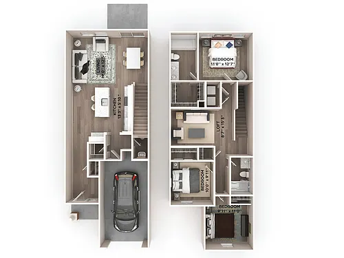 Floor plan TH-C2